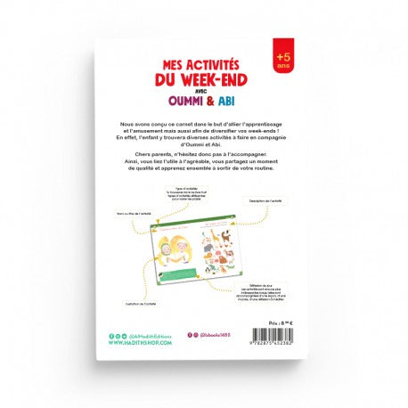 Mes Activités du Week-End Avec Oummi & Abi - Editions Al-Hadîth - L&S - Librairie Al Minhaj