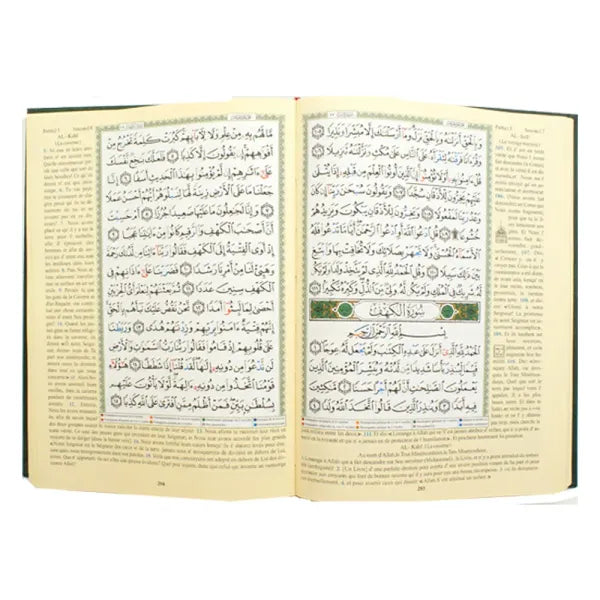 Coran Tajwid Arabe/Français HAFS - Index Des Mots Et Des Sujets Du Coran - FORMAT 17X24 -مصحف التجويد وبهامشه ترجمة المعاني وفهرس المواضيع باللغة الفرنسية قياس 17×24سم - Librairie Al Minhaj