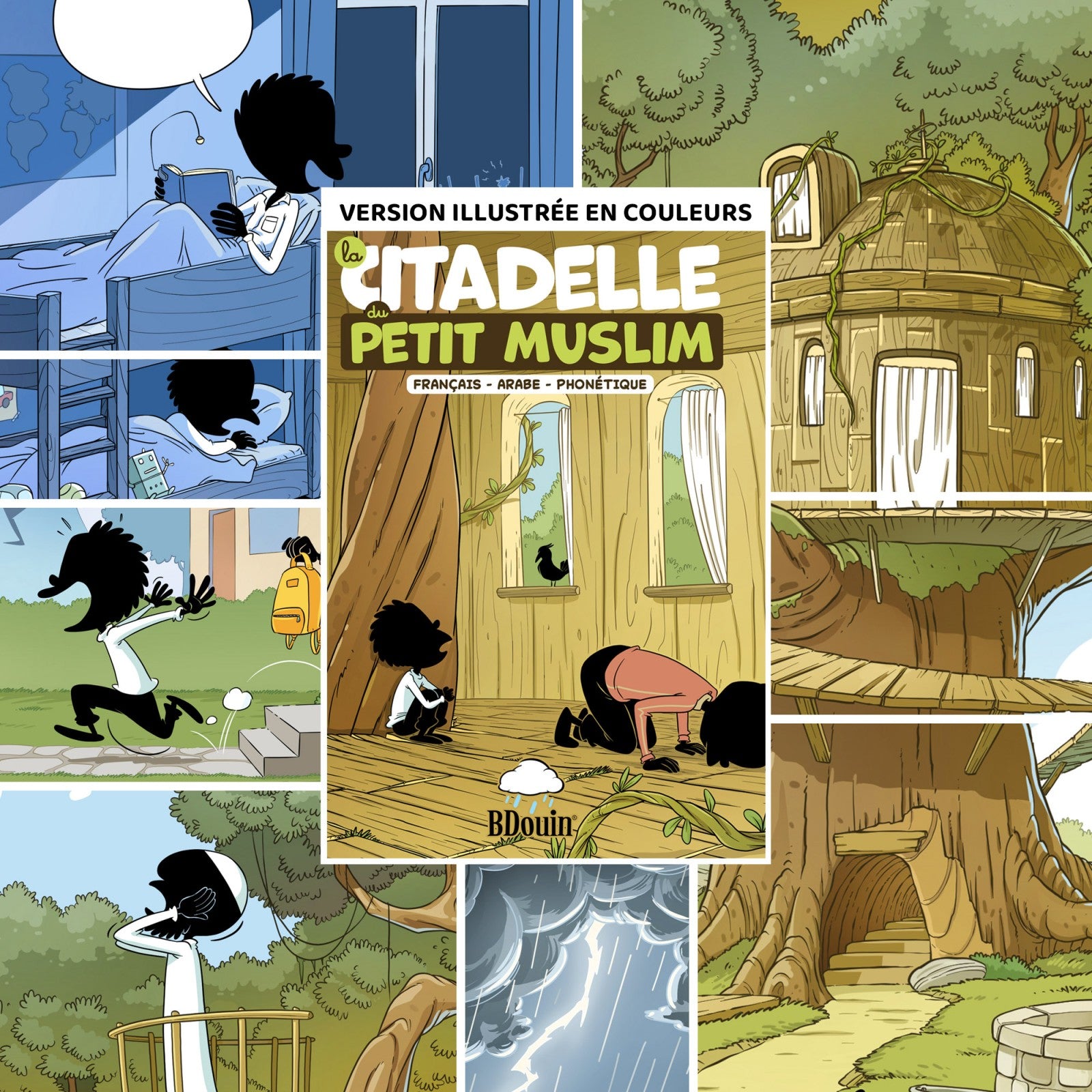 La Citadelle du Petit Muslim - Français - Arabe - Phonétique - BDouin éditions - Librairie Al Minhaj