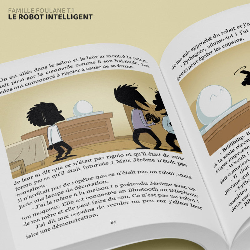 La Famille Foulane (Tome 1) - Le Robot Intelligent - BDouin - Librairie Al Minhaj