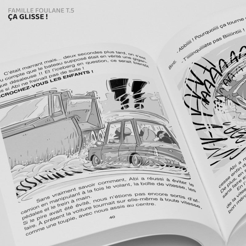 La Famille Foulane (Tome 5) - Ça glisse - BDouin - Librairie Al Minhaj
