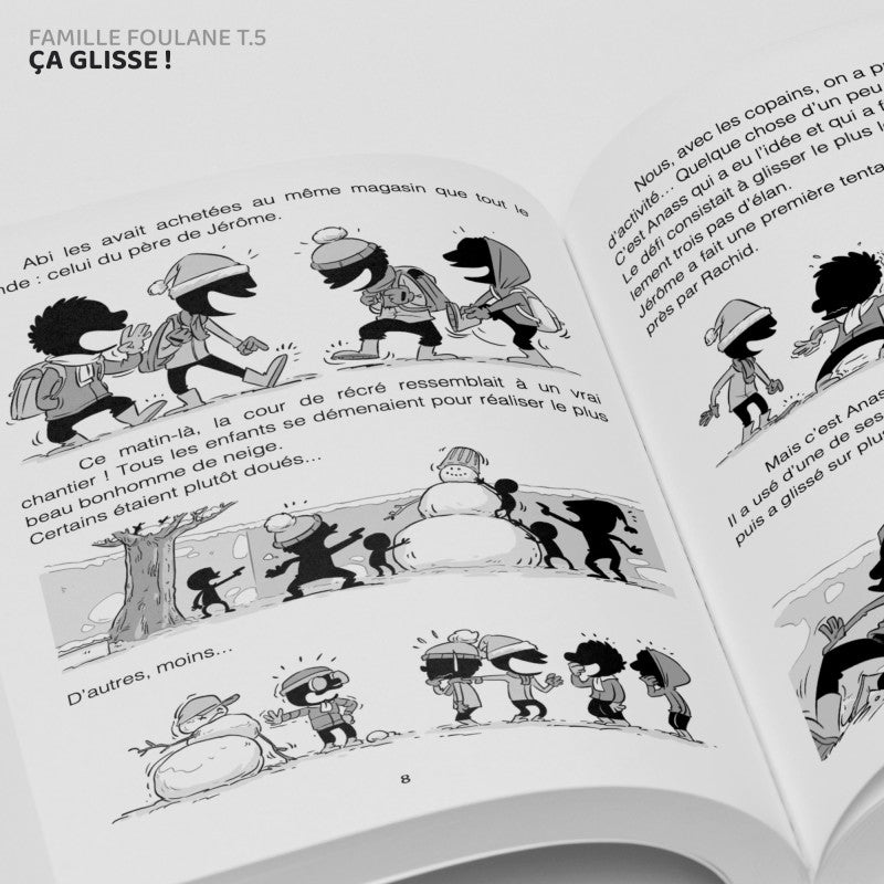 La Famille Foulane (Tome 5) - Ça glisse - BDouin - Librairie Al Minhaj
