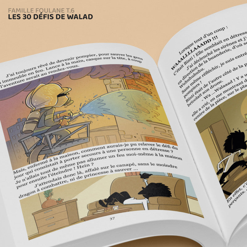 La Famille Foulane (Tome 6) : Les 30 défis de Walad - Norédine Allam - Bdouin - Librairie Al Minhaj