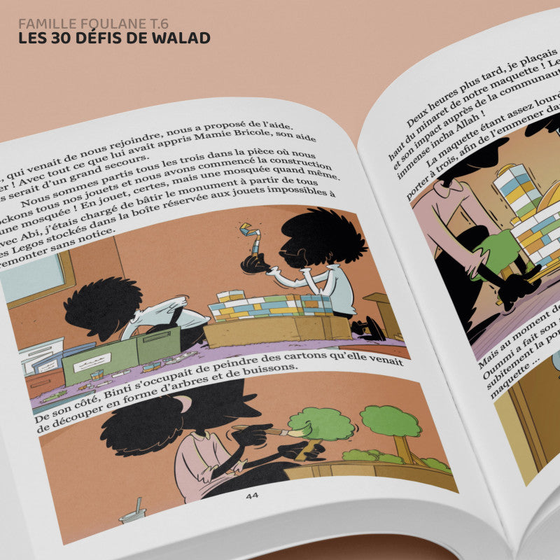 La Famille Foulane (Tome 6) : Les 30 défis de Walad - Norédine Allam - Bdouin - Librairie Al Minhaj