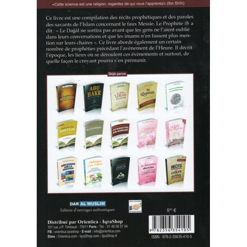 Le Faux Messie et le Retour d'Issâ Fils de Marie - Imam Al-Qurtubî - - Librairie Al Minhaj