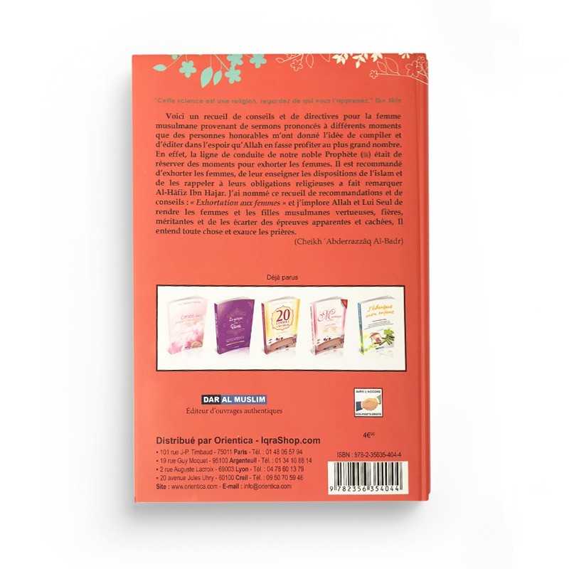 Pour Toi Ma Sœur - Cheikh 'Abderrazzâq Al-Badr - Éditions Dar Al Muslim - Librairie Al Minhaj