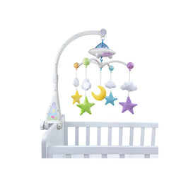 Mobile Bébé Coranique Lumineux « Lune Étoiles» Télécommandé - Mobile Moon & Stars Desi Doll - Librairie Al Minhaj