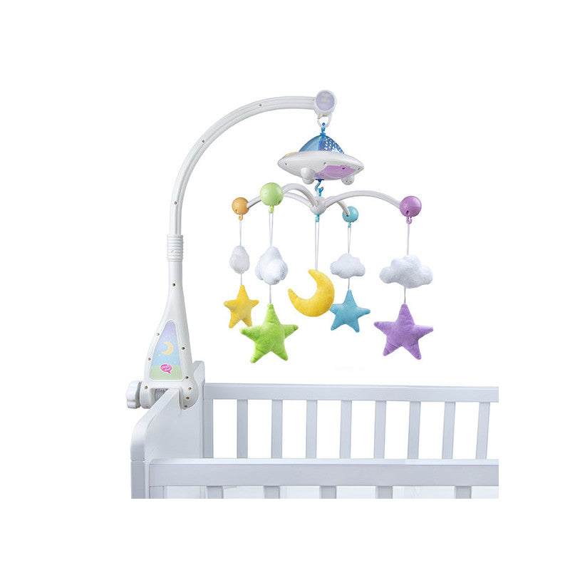 Mobile Bébé Coranique Lumineux « Lune Étoiles» Télécommandé - Mobile Moon & Stars Desi Doll - Librairie Al Minhaj