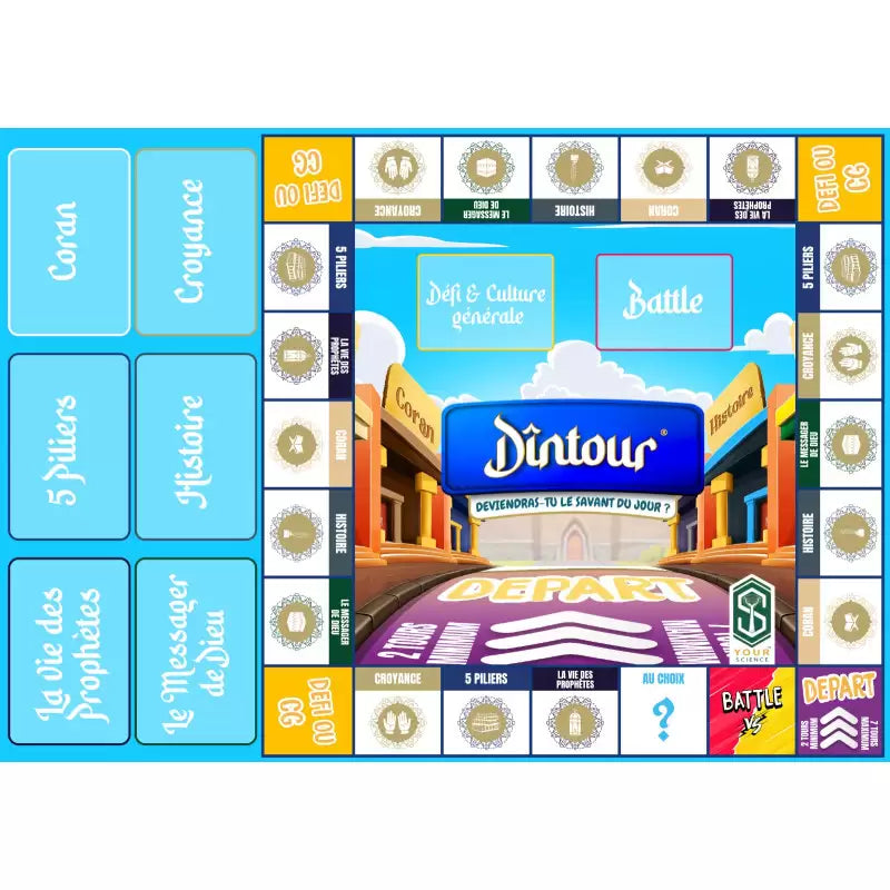 Dintour : Deviendras-Tu Le Savant Du Jour ? – Jeu Islamique Éducatif (+6 Ans) - Librairie Al Minhaj