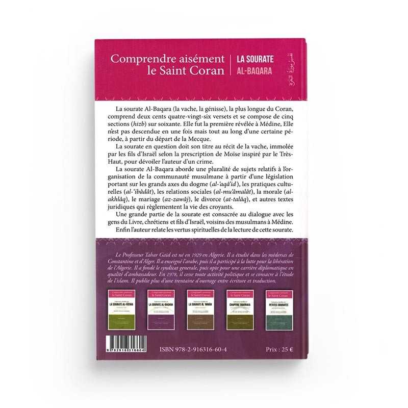 Tafsir - Explications Détaillées De La Sourate Al-Baqara - Tahar Gaïd - Éditions Iqra - Librairie Al Minhaj