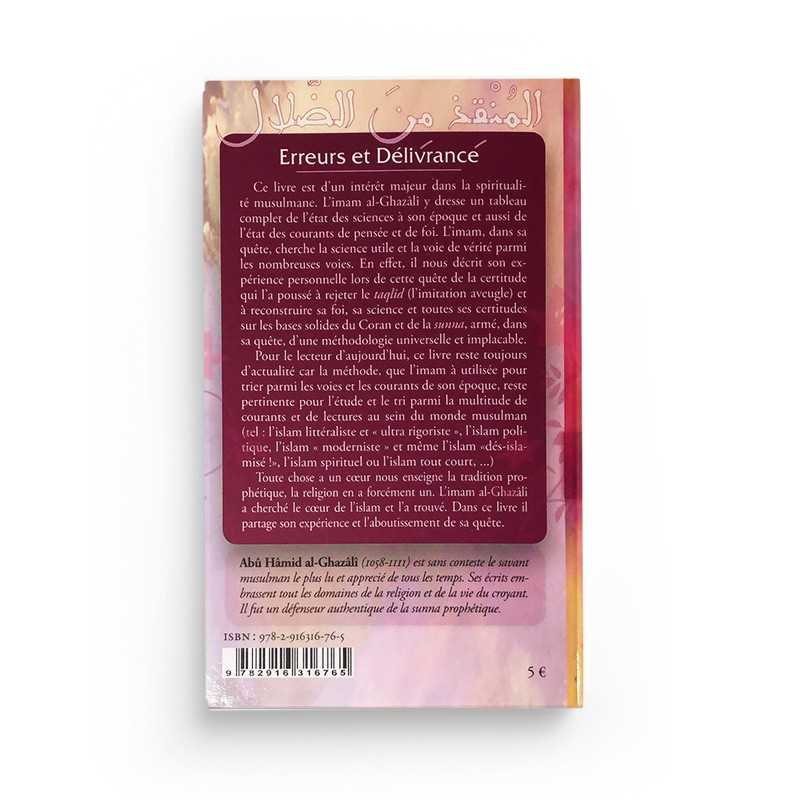 Erreurs Et Délivrance (Le Choix De La Voie Spirituelle En Islam) - Abû Hâmid Al-Ghazâlî - Éditions Iqra - Librairie Al Minhaj