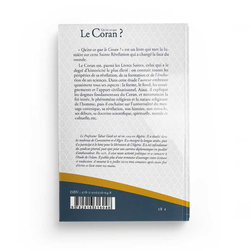 Qu'Est-Ce Que Le Coran ? - Tahar Gaïd - Éditions Iqra - Librairie Al Minhaj