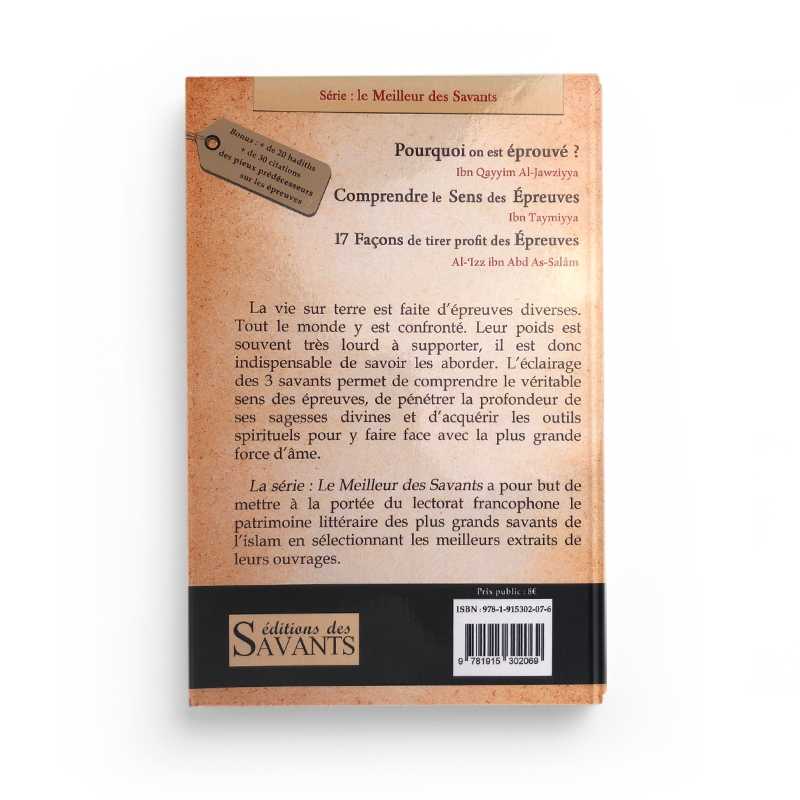 Compilation De 3 Livrets Sur Les Épreuves - Ibn Qayyim, Ibn Taymiyya Et Al Izz Abd As-Salam - Éditions Des Savants - Librairie Al Minhaj