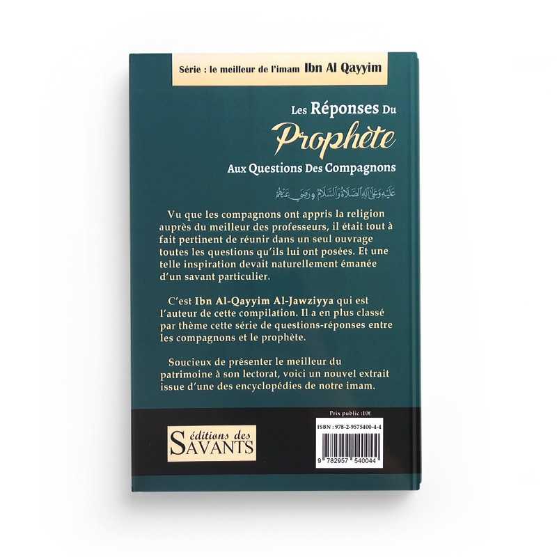 Les Réponses du Prophète aux questions des compagnons - Ibn Al Qayyim - Éditions des Savants - Librairie Al Minhaj
