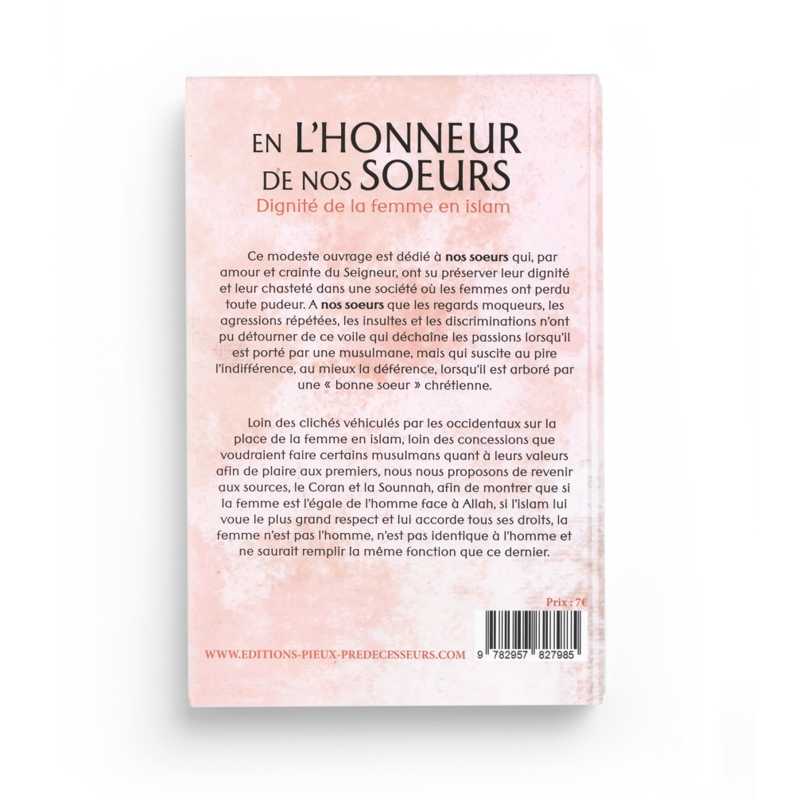 En l'honneur de nos sœurs - Dignité de la femme en islam - Rachid Maach - Éditions Pieux Prédécesseurs - Librairie Al Minhaj
