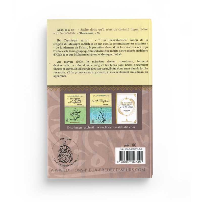 L'Attestation de Foi et les Annulatifs de l'Islam N°12 - Cheikh Raslan - Éditions Pieux Prédécesseurs (Bilingue Français/Arabe) - Librairie Al Minhaj