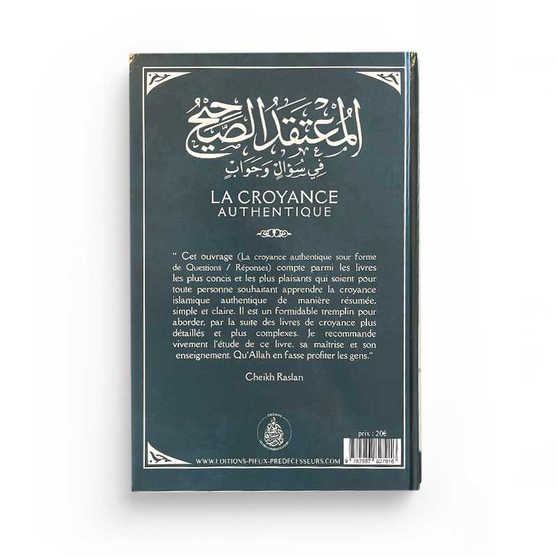 La Croyance Authentique Sous Forme De Questions Réponses - Raslan - Bleu - Pieux Prédécesseurs - Librairie Al Minhaj