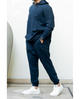 Ensemble Sweat & Pantalon Sarouel 100% Cotton Noir,Bleu,Kaki,Gris - Wassat - Librairie Al Minhaj