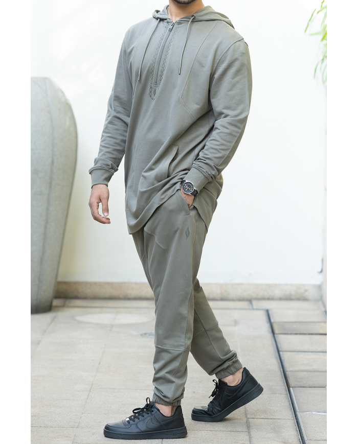 Ensemble Sweat & Pantalon Sarouel 100% Cotton