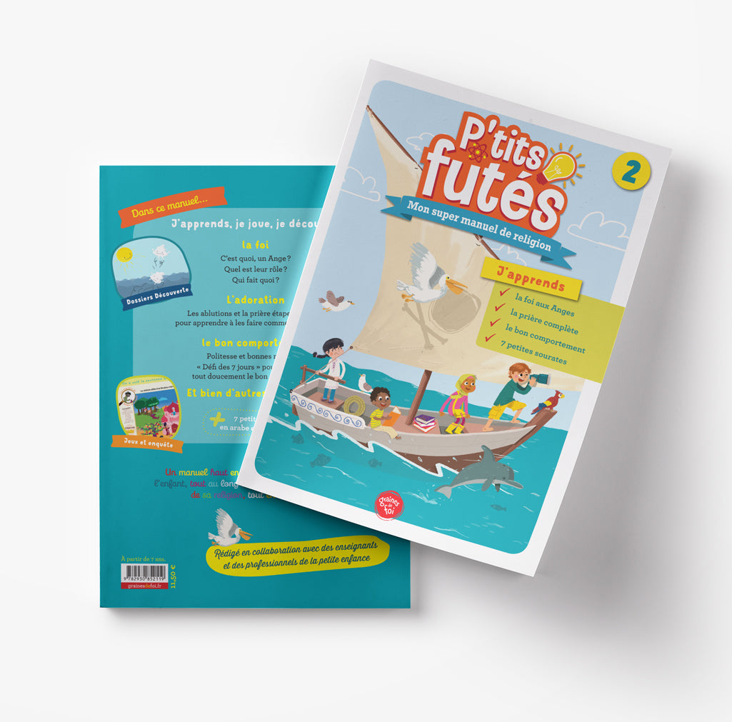 P’tits futés 2 – Mon super manuel de religion - Graines De Foi - Librairie Al Minhaj