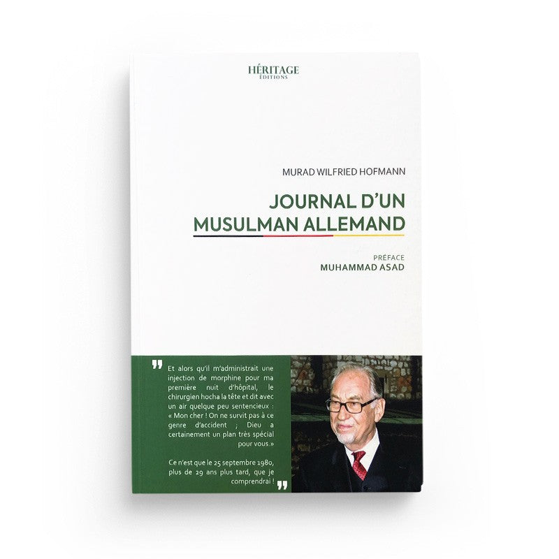Journal d'un musulman Allemand - Murad Wilfried Hofmann - éditions Héritage - Librairie Al Minhaj