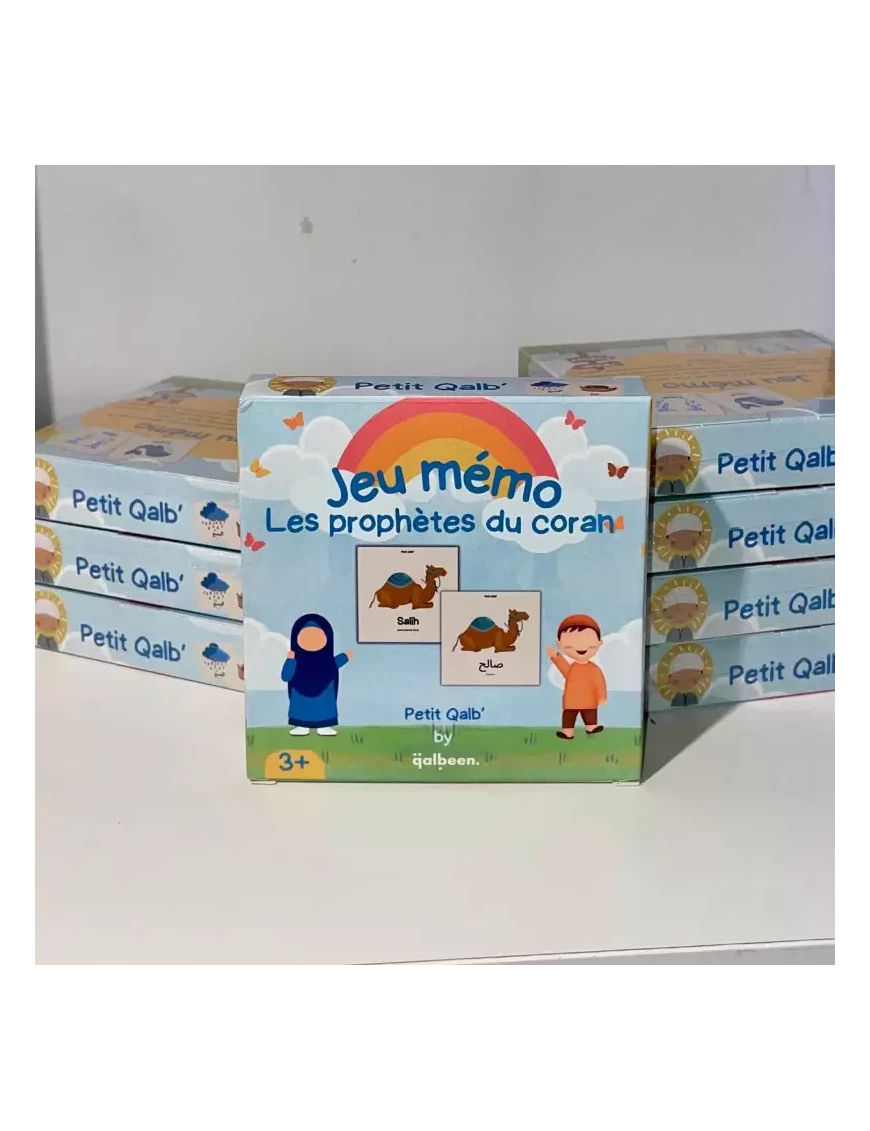 Jeu Mémo – Les Prophètes Du Coran – 50 Cartes – Qalbeen (3 Ans Et +) - Librairie Al Minhaj