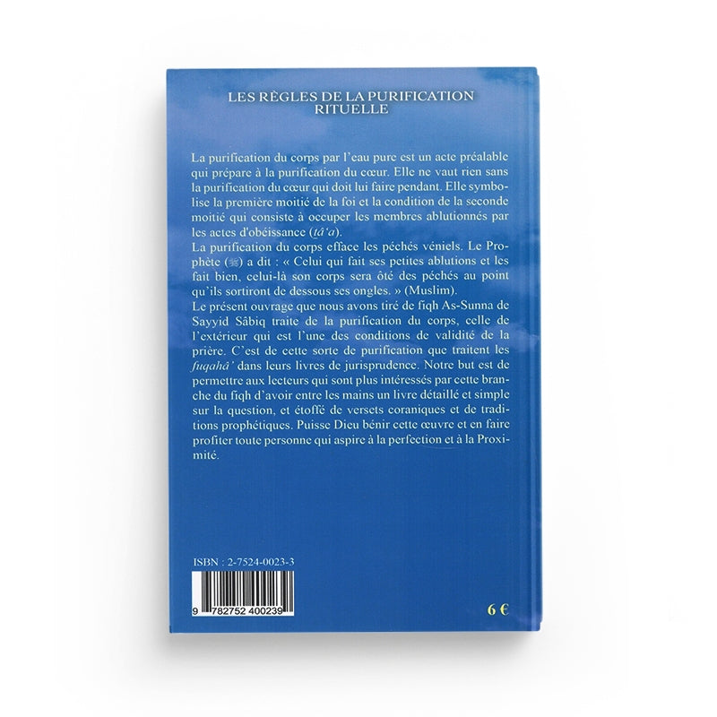 Les Règles De La Purification Rituelle D'après Sayyid Sabiq - Maison D'Ennour - Librairie Al Minhaj