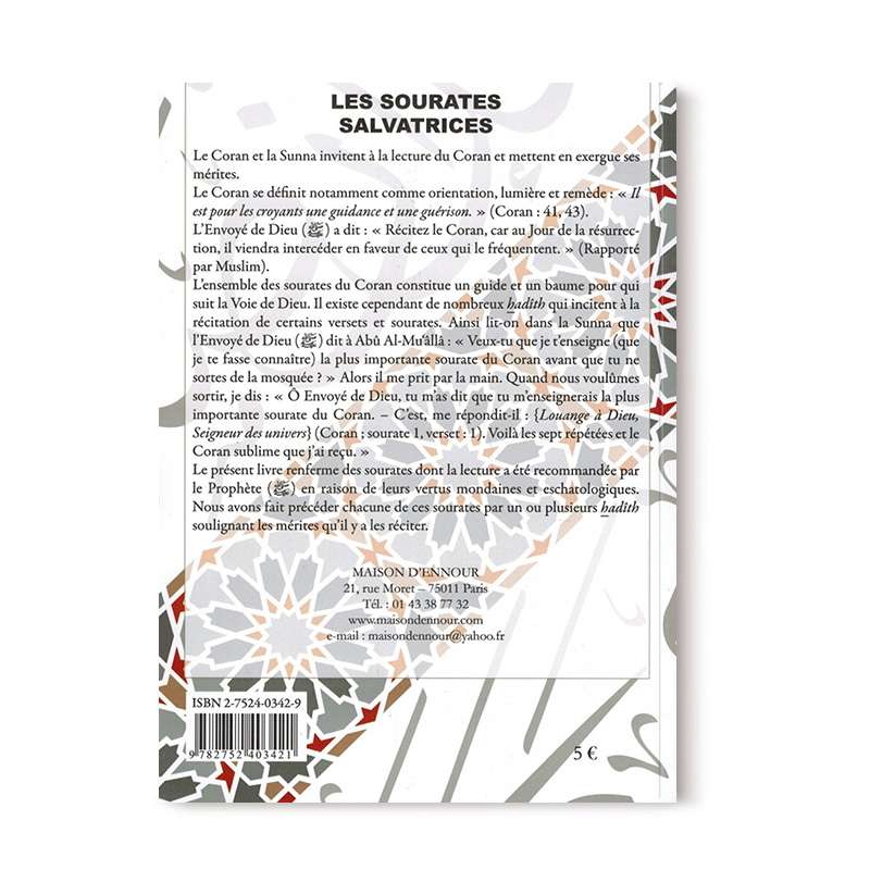Les Sourates Salvatrices - Maison D'Ennour - Librairie Al Minhaj