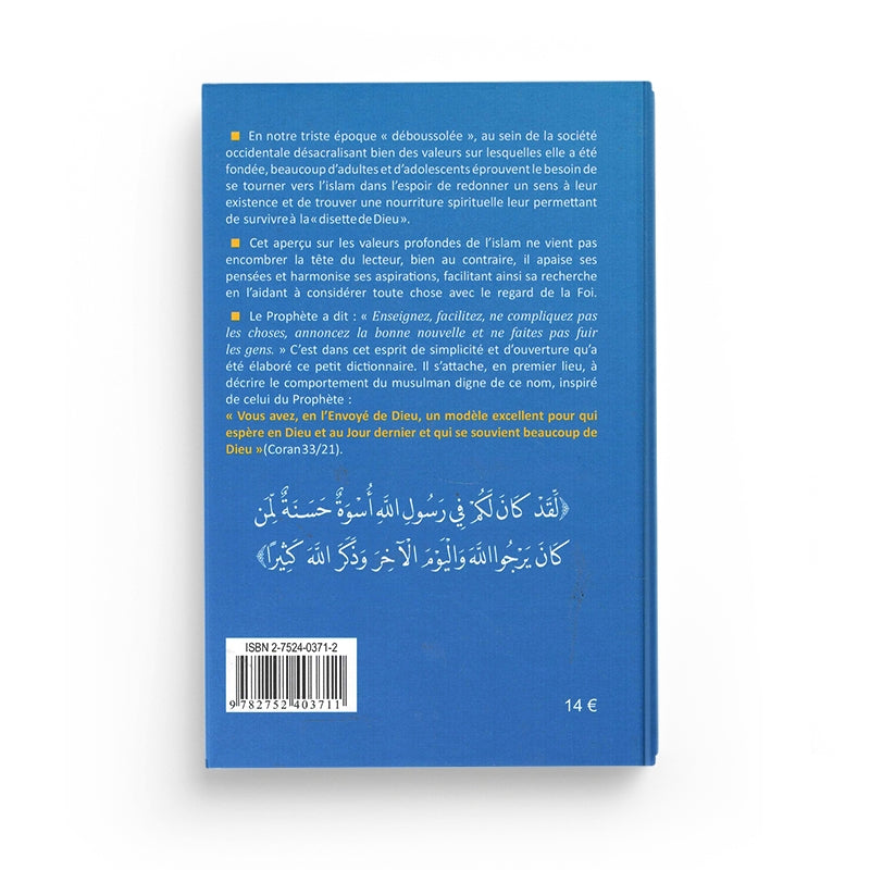 Petit Dictionnaire de l'Islam pour qui Espère en Dieu - YACOUB ROTY - Maison D'Ennour - Librairie Al Minhaj