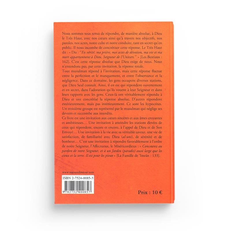 Répondre à l'Appel de Dieu' - Asma Bint Rashid Ar-Ruwayshid - Maison D'Ennour - Librairie Al Minhaj