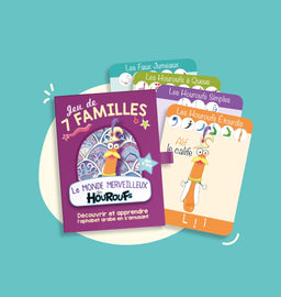 Le Jeu des 7 Familles du Monde des Houroufs - Alphabet Arabe - Monde Des Houroufs - Librairie Al Minhaj