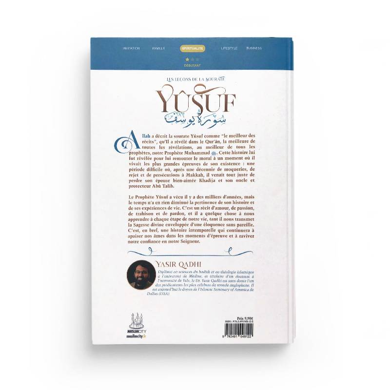 Les leçons de la sourate Yusuf - Yasir Qadhi - MuslimCity - Librairie Al Minhaj
