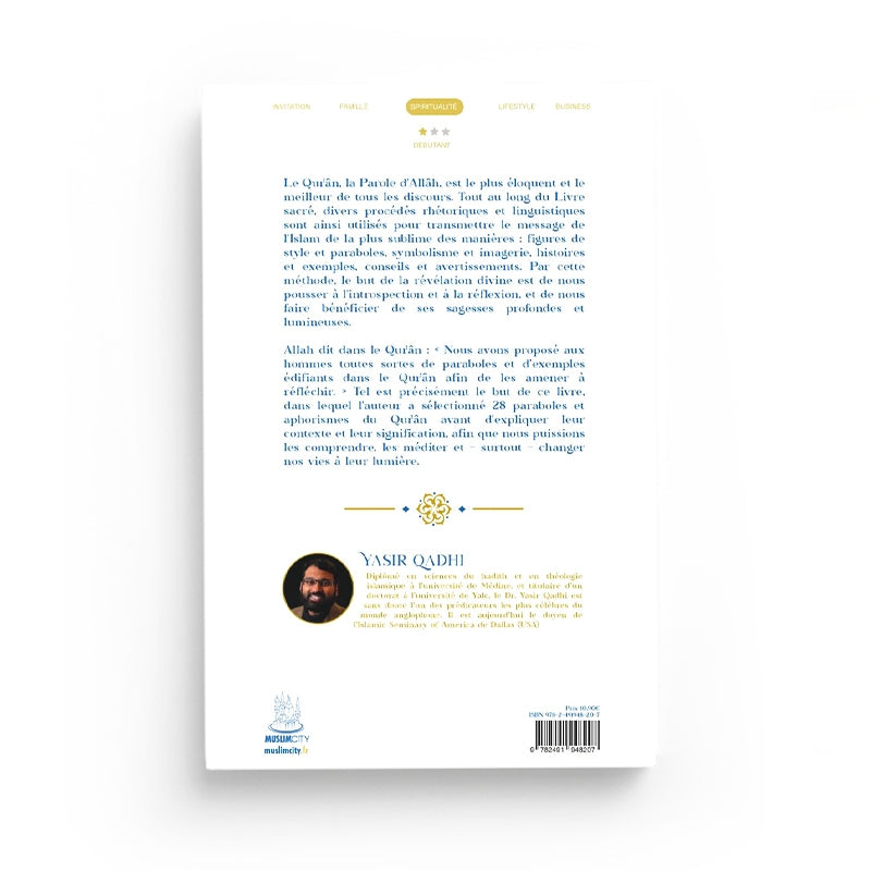 Les Paraboles du Qur'an - 28 figures de style du Livre d'Allah - Yasir Qadhi - MuslimCity - Librairie Al Minhaj