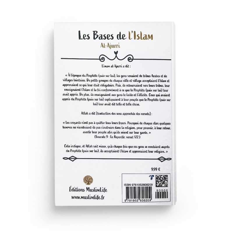 Les Bases de l’Islam - Al-Ajurri - Editions MuslimLife - Librairie Al Minhaj