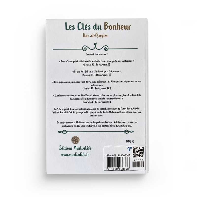 Les Clés du Bonheur - Ibn Al-Qayyim - Editions MuslimLife - Librairie Al Minhaj