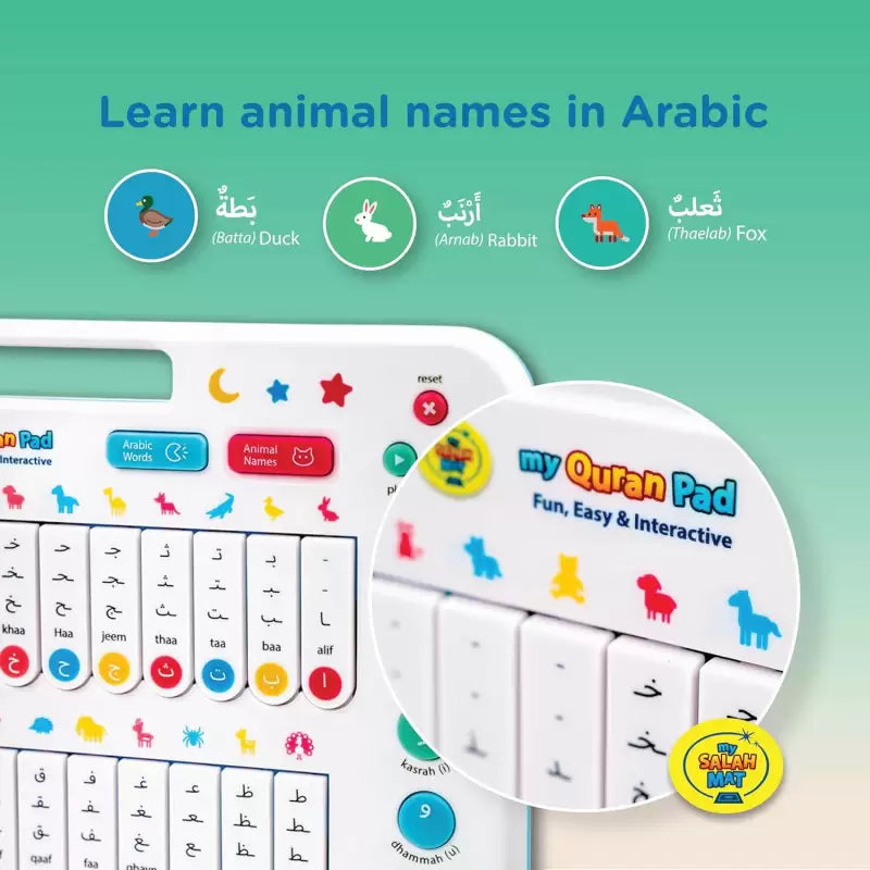 Tablette Éducative Interactive My Quran Pad – My Salah Mat - Librairie Al Minhaj