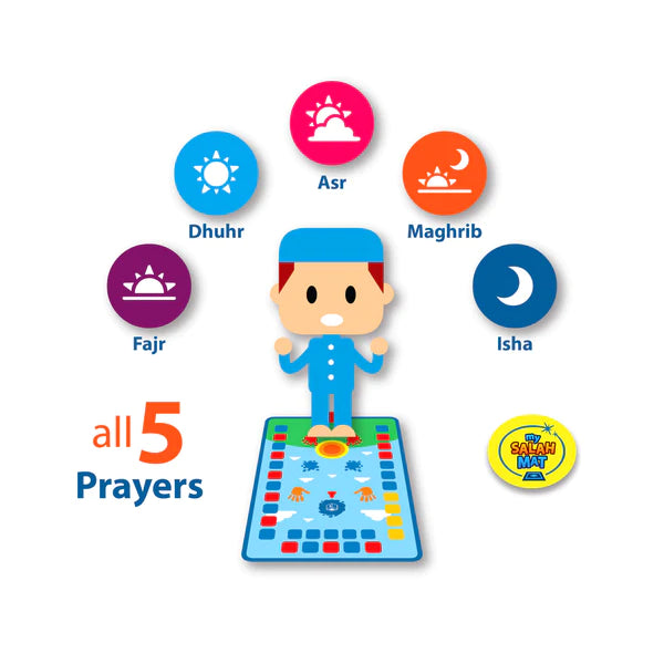 Tapis de Prière Interactif Intelligent pour Enfant - My Salah Mat - Librairie Al Minhaj