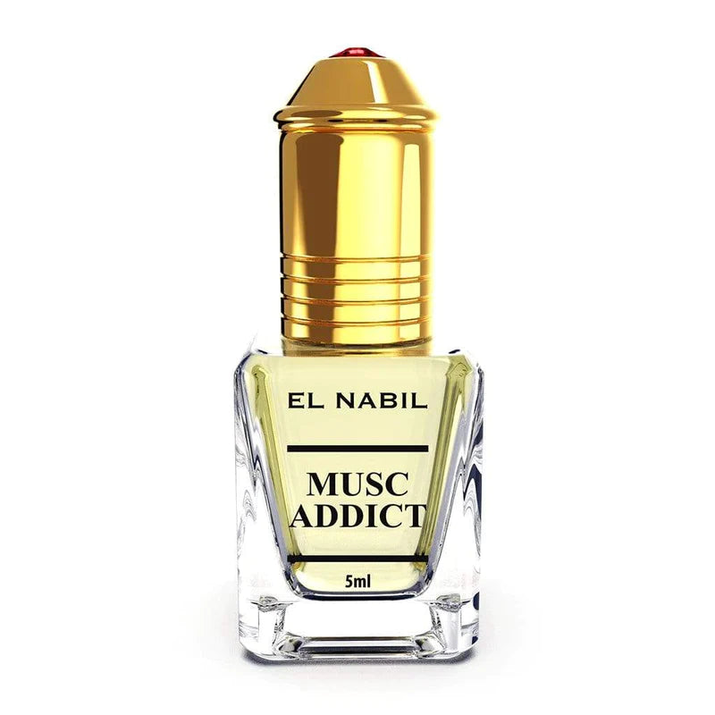 Parfum Nabil Roll-On 5ml - Musc Addict - Librairie Al Minhaj