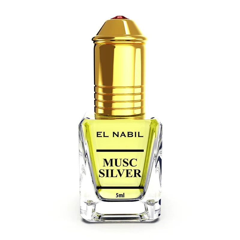 Parfum Nabil Roll-On 5ml - Musc Silver - Librairie Al Minhaj