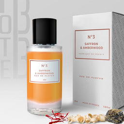 Saffron & Amberwood N°3 Eau De Parfum - Note33 - 50ml - Librairie Al Minhaj