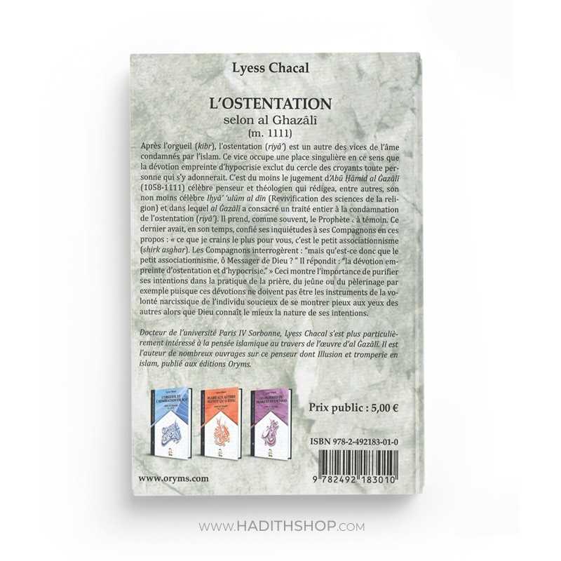 L'Ostentation - Tome 2 (Nouvelle Édition) - Spiritualité Musulmane - Lyess Chacal - Librairie Al Minhaj