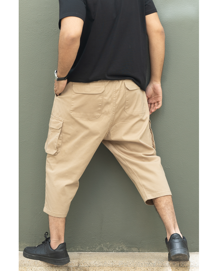 Pantalon Sarouel Cargo WASSAT – Kaki, Noir, Beige – Confort & Style