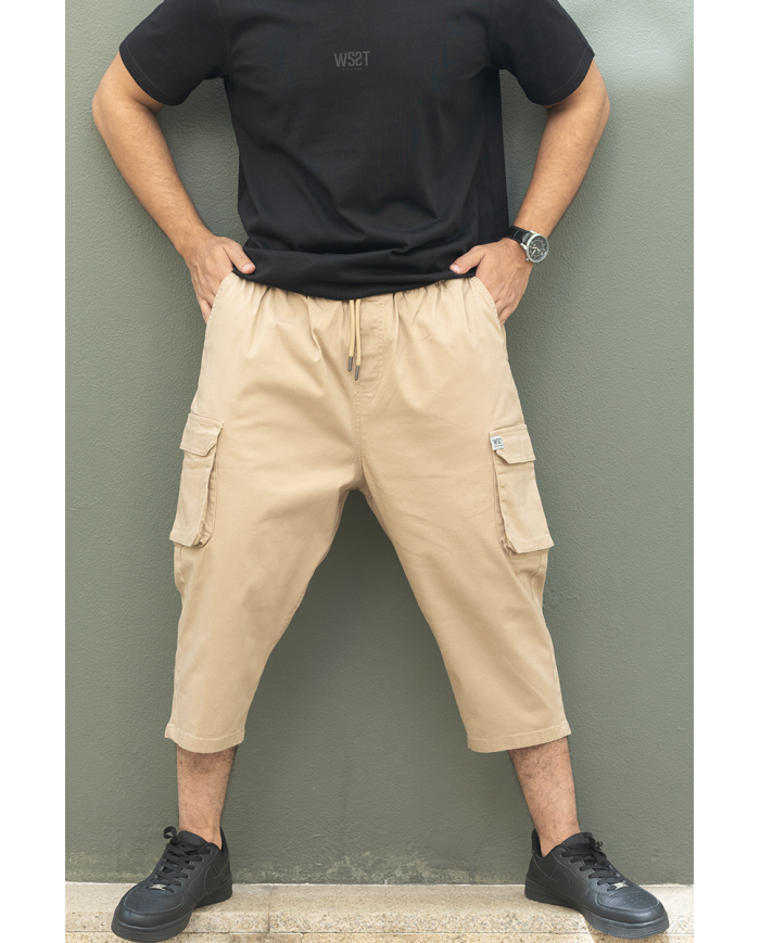 Pantalon Sarouel Cargo WASSAT – Kaki, Noir, Beige – Confort & Style