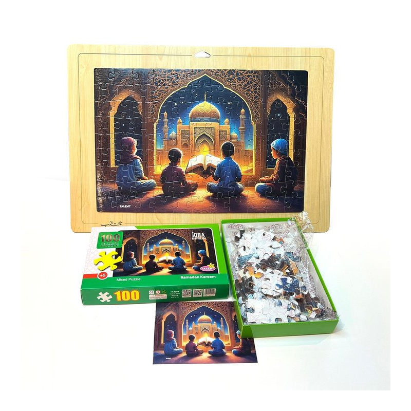Puzzle Ramadan Kareem 100 Pièces – Jeu Islamique Pour Enfant – Iqra Berlin - Librairie Al Minhaj