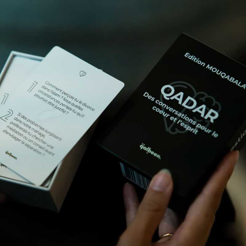 Jeu de Cartes Qadar : Conversations Pré-Mariage (Mouqabala) Pour Futurs Époux - Édition Qalbeen - Librairie Al Minhaj