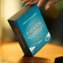 Jeu de Cartes TAFKIDS : Conversations Pour le Cœur et l'Esprit Pour Parents et Enfants - Édition Qalbeen