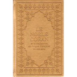 Le Coran (Arabe-Français) - Format 15X22 - Doré - Editions Sana - Librairie Al Minhaj