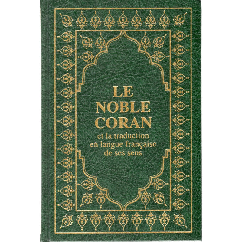 Le Coran (Arabe-Français) -  Petit Format 12X17 Version (SOUPLE) - Vert - Editions Sana - Librairie Al Minhaj