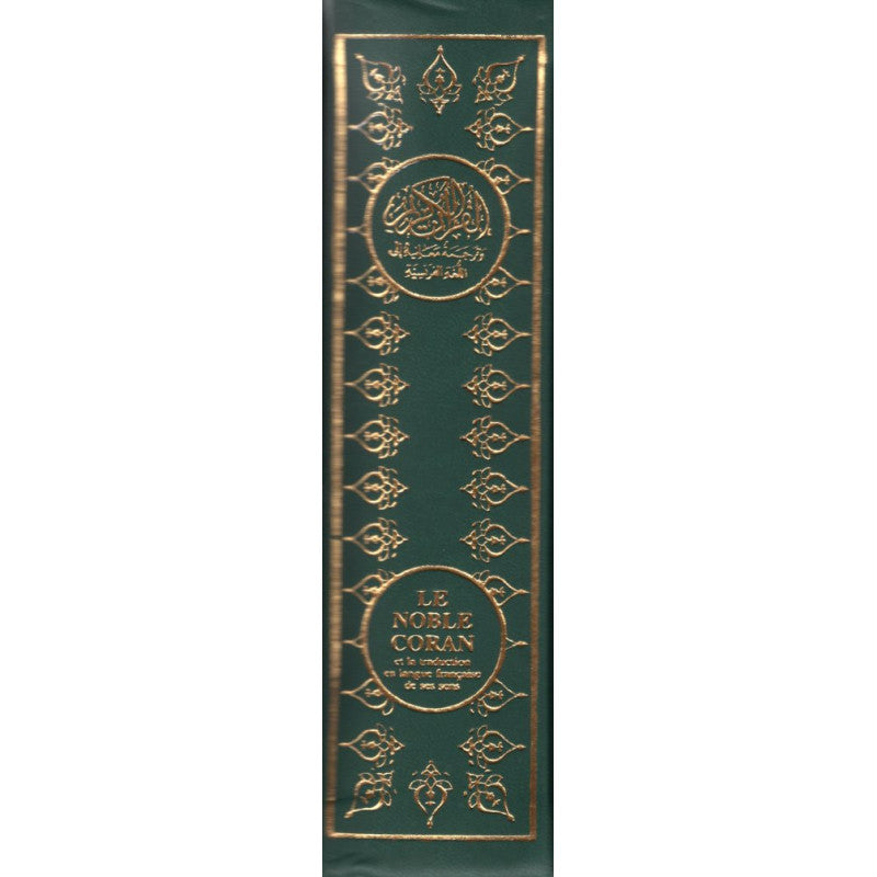 Le Coran (Arabe-Français) -  Petit Format 12X17 - Vert - Editions Sana - Librairie Al Minhaj