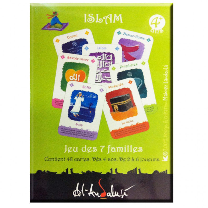Jeu des 7 Familles - 46 Cartes Dès 4 Ans - De 2 À 6 Joueurs - Sana Edition - Librairie Al Minhaj